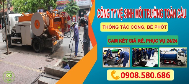 dịch vụ thông cống nghẹt tại KCN Long Sơn 