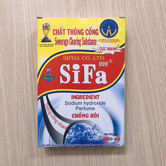 Hóa chất thông tắc bồn cầu thương hiệu Sifa